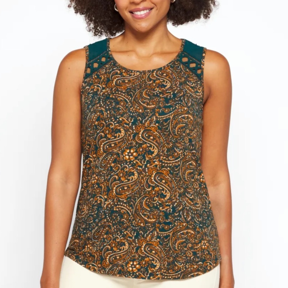 DANIEL RAINN
Waicy Lace‎ Crochet Detail Knit Top